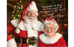 Santa Photo With Mrs Claus