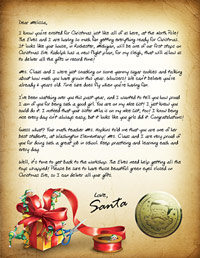 Personalized Letter from Santa