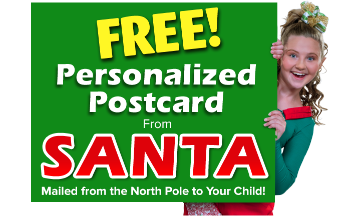 Mobile Santa Postcard